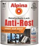 Alpina Metallschutzlack Anti-Rost Hellgrau 750ml gl&auml;nzend
