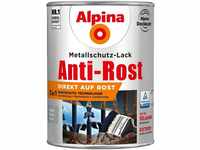 Alpina Metallschutzlack Anti-Rost Hellgrau 2,5 Liter glänzend