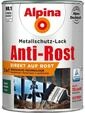 Alpina Metallschutzlack gl&auml;nzend &ndash; Dunkelgr&uuml;n &ndash; Anti-Rost-Lack f&uuml;r einen