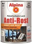 Alpina Metallschutzlack gl&auml;nzend &ndash; Wei&szlig; &ndash; Anti-Rost-Lack f&uuml;r einen