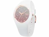 Ice-Watch - ICE lo White pink - Weiße Damenuhr mit Silikonarmband - 013427 (Small)