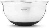 Brabantia 363849 R&uuml;hrsch&uuml;ssel, Edelstahl mit hitzebest&auml;ndigem Silikonboden, 1.6