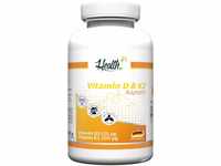 Health+ Vitamin D3 & K2, 90 Kapseln mit je 5000 IE Vitamin D3 und 200 mcg...