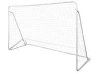 vidaXL Mini Fußball Torpfosten Netz Set Stahl 240 x 90 x 150 cm Hochqualitativ