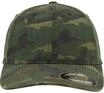 Flexfit Kappe Garment Washed Camo, Green, S/M, 6977CA
