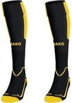 JAKO Unisex Stutzenstrumpf Lazio, Schwarz/Citro, 39-42