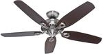 HUNTER FAN Indoor-Deckenventilator Builder Elite 132 cm mit Zugschalter, Nickel