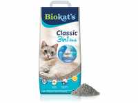 Biokat's Classic fresh 3in1 Katzenstreu mit Cotton Blossom-Duft - Klumpstreu aus