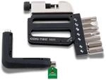 CONTEC Fahrrad-Multitool Pocket Gadget - PG1, 8 in 1, Multifunktionswerkzeug,