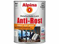 Alpina Metallschutzlack Anti-Rost Weiß 2,5 Liter matt