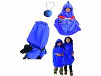 Lunari Lucky Cape Kinderstiz- Regenschutz und Poncho blau,SB-verpackt