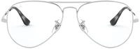 Ray-Ban Rayban Unisex-Erwachsene 0RX 6489 2501 55 Brillengestelle, Silber...