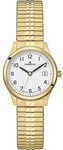 Dugena Herren Armbanduhr Bari Edelstahl 28mm gold