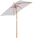 Outsunny Sonnenschirm Knickbarer Gartenschirm Strandschirm 3-stufig einstellbar
