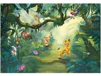 Disney Fototapete von Komar - LION KING JUNGLE - König der Löwen - Größe 368 x