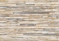 Komar Fototapete | WHITEWASHED WOOD | 368 x 254 cm | Tapete, Holzwand,...
