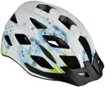 FISCHER Erwachsene Fahrradhelm, Radhelm, Cityhelm Urban Flower, S/M, 52-59cm, wei&szlig;