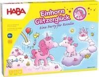 HABA Einhorn Glitzergl&uuml;ck &ndash; Kooperatives Lauf- und Sammelspiel f&uuml;r 2-4 Spieler ab