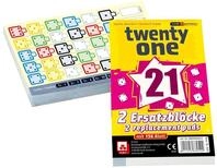 NSV - 4047 - Twenty ONE - Ersatzbl&ouml;cke 2er Set - W&uuml;rfelspiel
