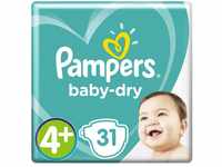 Pampers Baby-Dry Größe 4+, 31 Windeln