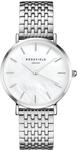 Rosefield Upper East Side Damenuhr mit silberfarbenem Edelstahl-Armband 33mm