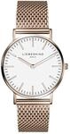 Liebeskind Damen Analog Quarz Armbanduhr mit Edelstahlarmband LT-0077-MQ