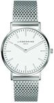 Liebeskind Damen Analog Quarz Armbanduhr mit Edelstahlarmband silberfarben