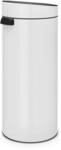 Brabantia Touch Bin New Mit Herausnehmbaren Kunststoffeinsatz, White, 30 Liter