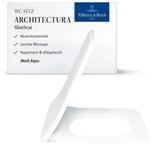 Villeroy & Boch Architectura WC-Sitz SlimSeat, eckig &ndash; Wei&szlig; Alpin, gl&auml;nzend