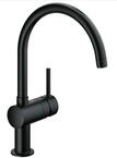 GROHE Minta, K&uuml;chenarmatur mit hohem Auslauf (Wasserhahn f&uuml;r die K&uuml;che, 360&deg;