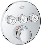 GROHE Grohtherm Smartcontrol, Duscharmatur Thermostat Unterputz (3 Absperrventile,