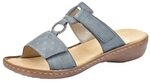 Rieker Damen 60885 Pantoletten, Blau (azur/12), 36 EU
