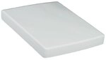 Villeroy & Boch WC-Sitz Memento verchromt wei&szlig; alpin, 9M17S1R1