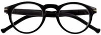 I NEED YOU Herren Lesebrille +2,5 Modell "Robert" schwarz Lesehilfe mit Etui