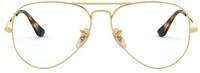 Ray-Ban Rayban Unisex-Erwachsene 0RX 6489 2500 55 Brillengestelle, Gold (Gold)