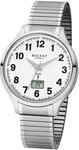 REGENT Herren-Uhren Analog Funk One Size Silber 32018687