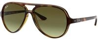 Ray-Ban Herren 4125 Sonnenbrille, Braun (Havana/Green Gradient Brown), 59