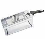 K&uuml;chenprofi Gem&uuml;sehobel Vario-Kp1310842200/grau, Durchsichtig/Weiss