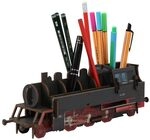 Werkhaus Stiftebox Dampflok, 7,8 x 9,2 x 27,5 cm
