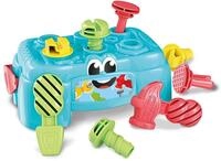 Clementoni Baby Werkbank, Motorik-Spielzeug aus 100% recyceltem Material zur