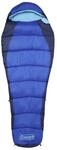 Coleman Mumienschlafsack Fision 100, Blau-Schwarz, Ohne, 2000028601