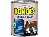 Bondex Compact Lasur NUSSBAUM 0,75 L für 9,75 m² | Wasserbasierte Holzlasur 
