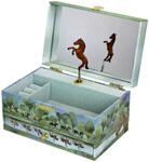 Trousselier 6260620 Schmuckschatulle f&uuml;r Kinder, Pferd Normandie, Spieluhr mit Musik