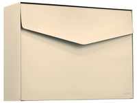 MEFA Briefkasten Letter 112 (Farbe elfenbein, Postkasten mit Sicherheitsschloss,