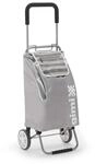 Vileda Flexi Einkaufstrolley, Rahmen aus Stahl, Tasche: Polyester, grau
