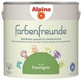 Alpina Farbenfreunde &ndash; Nr. 08 Froschgr&uuml;n &ndash; Wandfarben speziell f&uuml;r Kinderzimmer