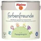 Alpina Farbenfreunde &ndash; Nr. 06 Papageiengr&uuml;n &ndash; Wandfarben speziell f&uuml;r