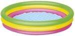 Bestway Planschbecken, Summer, 152 x 30 cm, 51103, Mehrfarbig, 152 x 152 x 30 cm
