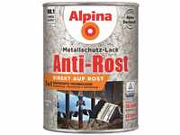 Alpina Metallschutzlack Anti-Rost Hammerschlag Silber 2,5 Liter