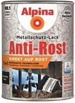Alpina Metallschutzlack &ndash; Hammerschlag Schwarz &ndash; Anti-Rost-Lack f&uuml;r einen